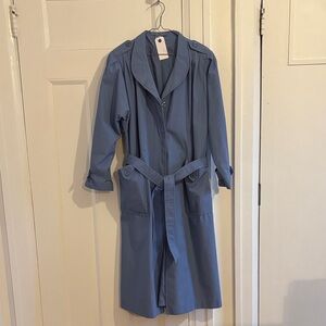 Blue Trench Coat